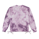 TIE DYE KNIT P/O PURPLE SWEATSHIRT