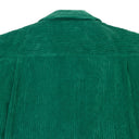 LUCKY STAR CORDUROY GREEN BUTTON-DOWN SHIRT