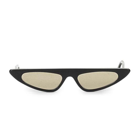 FLORENCE THIN POINTED BLACK SUNGLASSES