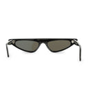 FLORENCE THIN POINTED BLACK SUNGLASSES