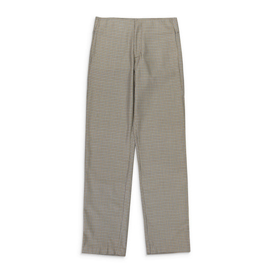 DEADSTOCK PLAID TAN CASUAL PANTS