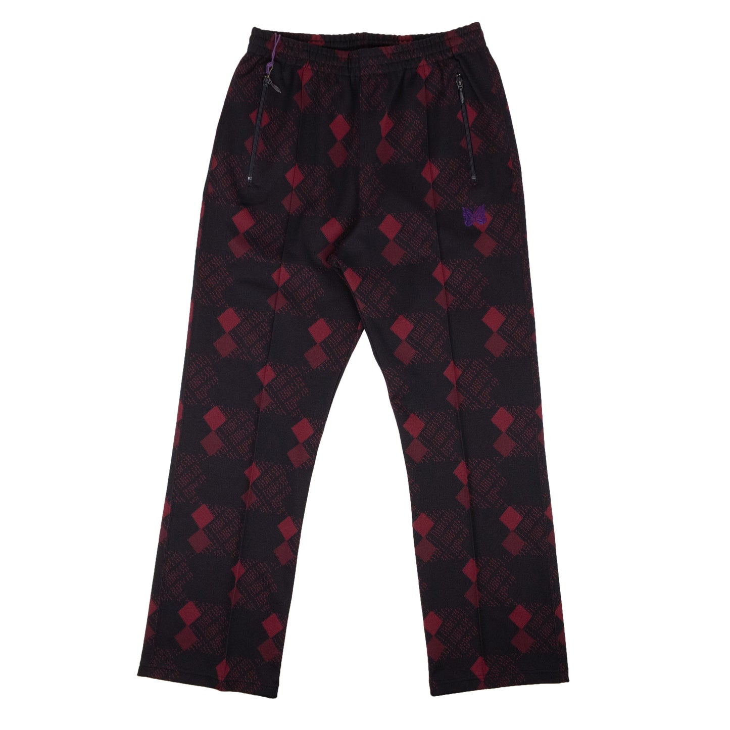 NAVY MAROON TRACK PANTS