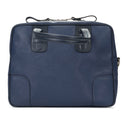 BARRETT SAFFIANO LEATHER BLUE BRIEFCASE