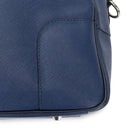 BARRETT SAFFIANO LEATHER BLUE BRIEFCASE