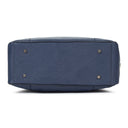 BARRETT SAFFIANO LEATHER BLUE BRIEFCASE