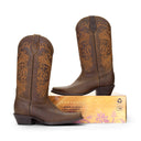 DORADO M RODEO BROWN ANKLE BOOTS