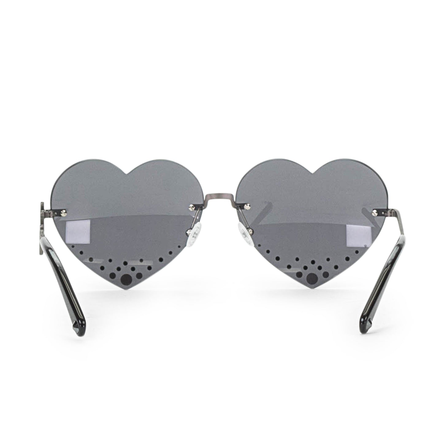 LOGO WIRE HEART BLACK EYEWEAR