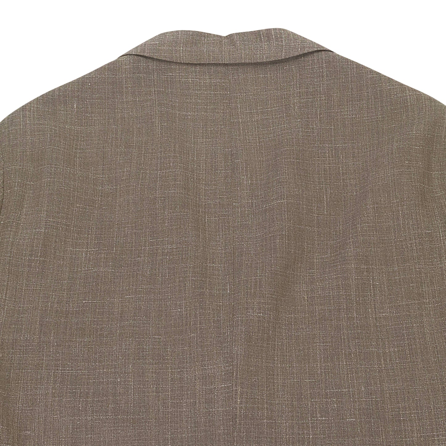 ANDORRA JACKET WOOL SILK LINEN BROWN BLAZER