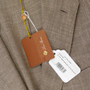 ANDORRA JACKET WOOL SILK LINEN BROWN BLAZER