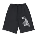 TRAINING BLACK SWEATSHORTS