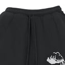 TRAINING BLACK SWEATSHORTS