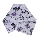 PARMA OVERSIZED QUILTED PURPLE SCARVES & WRAPS