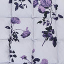 PARMA OVERSIZED QUILTED PURPLE SCARVES & WRAPS