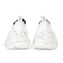 LACE UP CANVAS SACK WHITE BLACK SNEAKERS