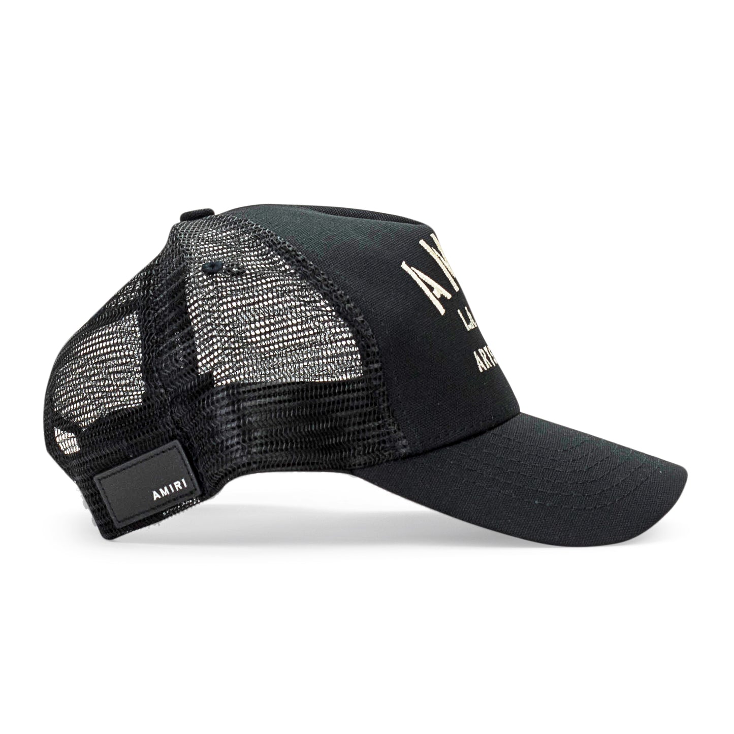 STENCIL BLACK TRUCKER HAT