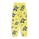 5TAR AOP YELLOW SWEATPANTS