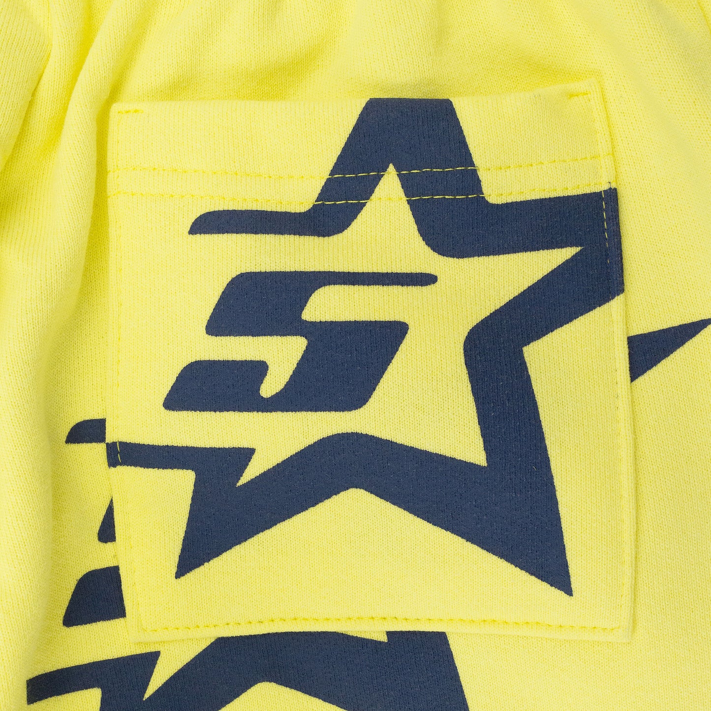 5TAR AOP YELLOW SWEATPANTS