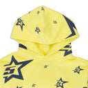 5STAR PRINT YELLOW HOODIE