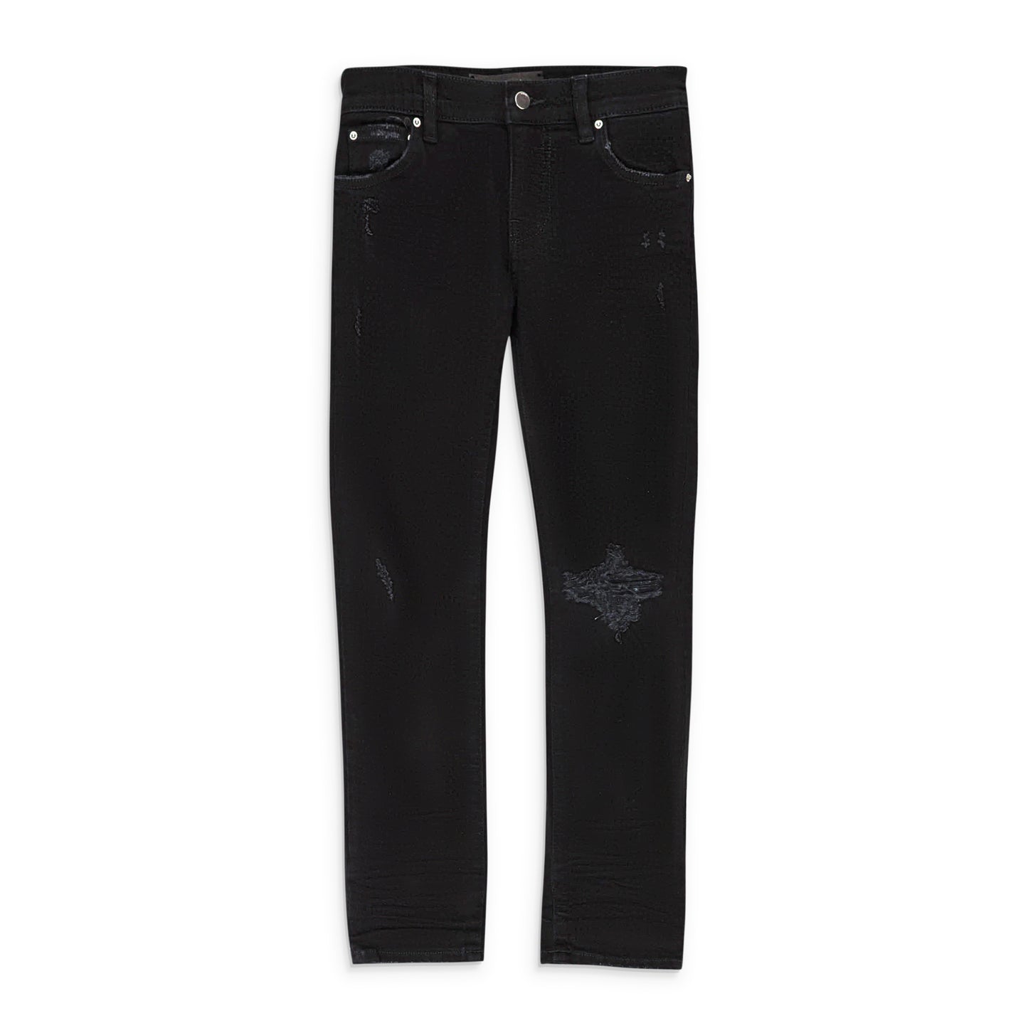 DISTRESSED WASHED BLACK OD JEANS