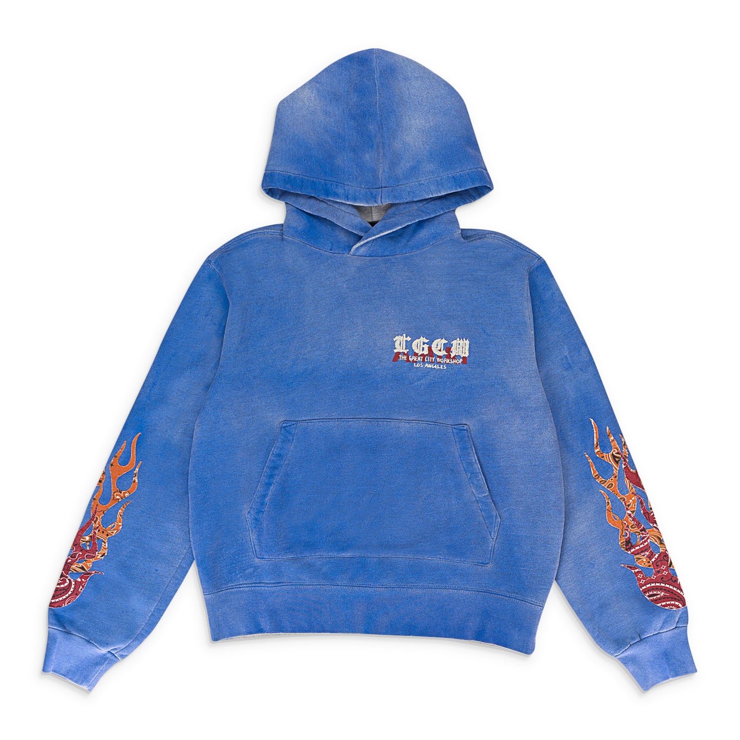 T.G.C.W. FLAMES BLUE HOODIE