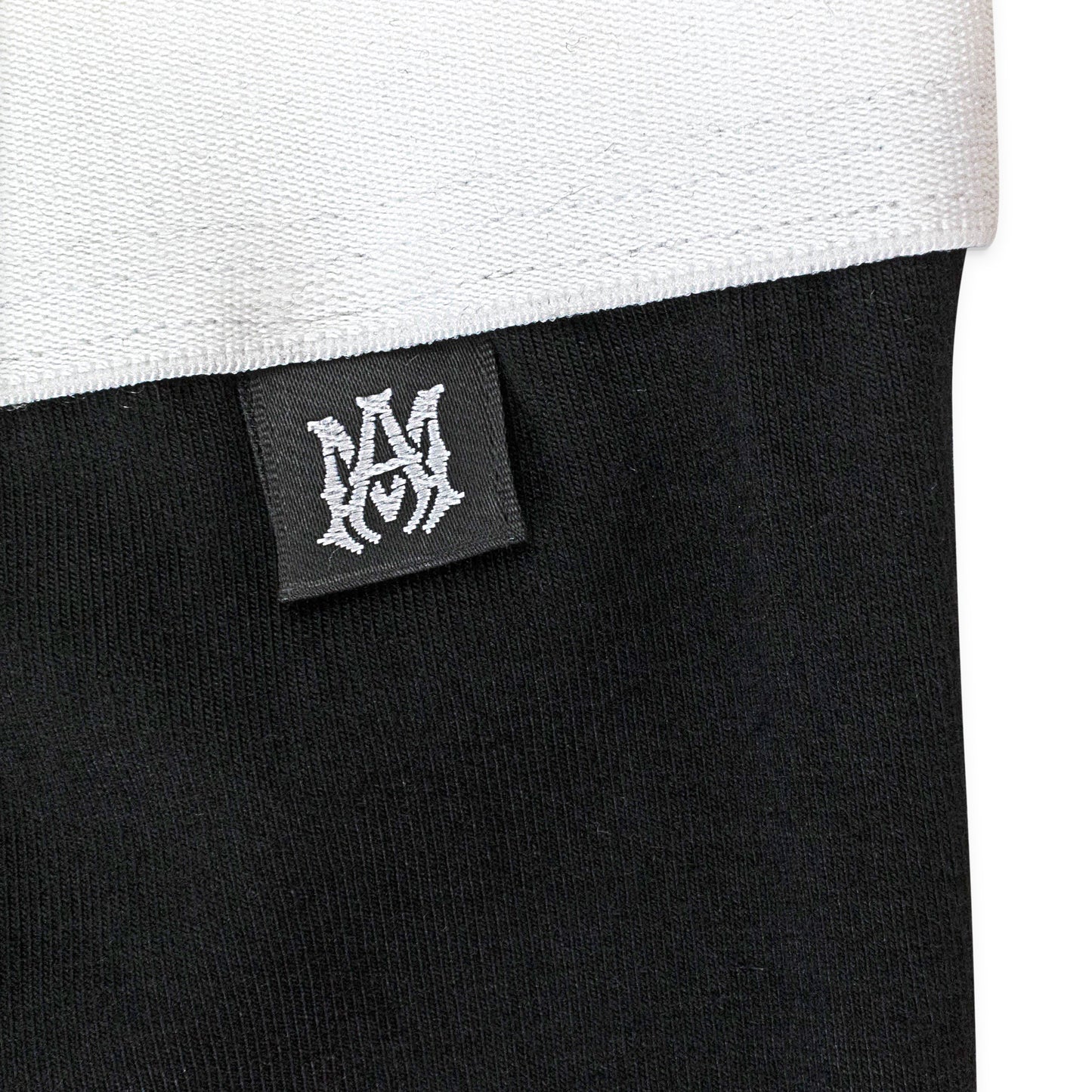 FRONT LABEL BLACK WHITE BOXERS