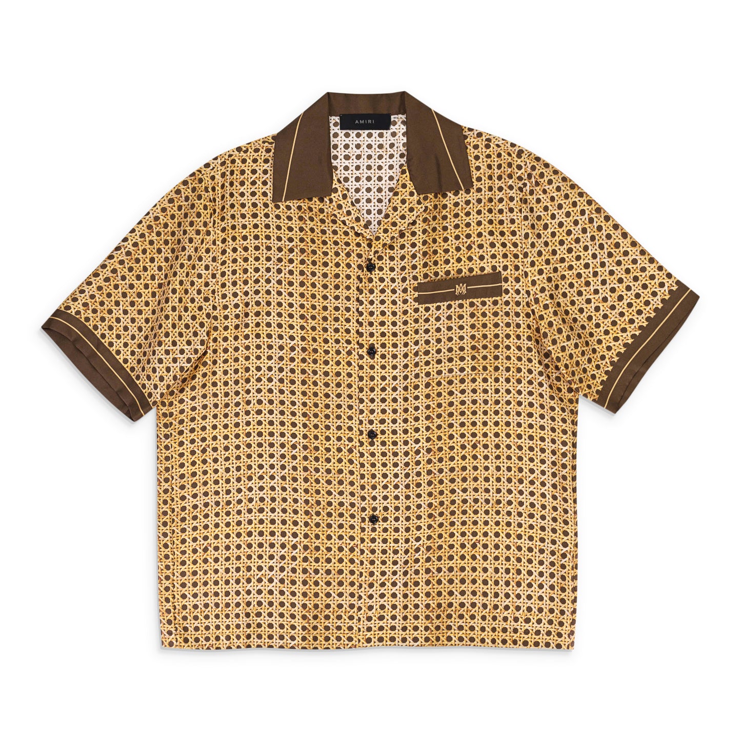 WEAVE BOWLING BROWN SHIRT