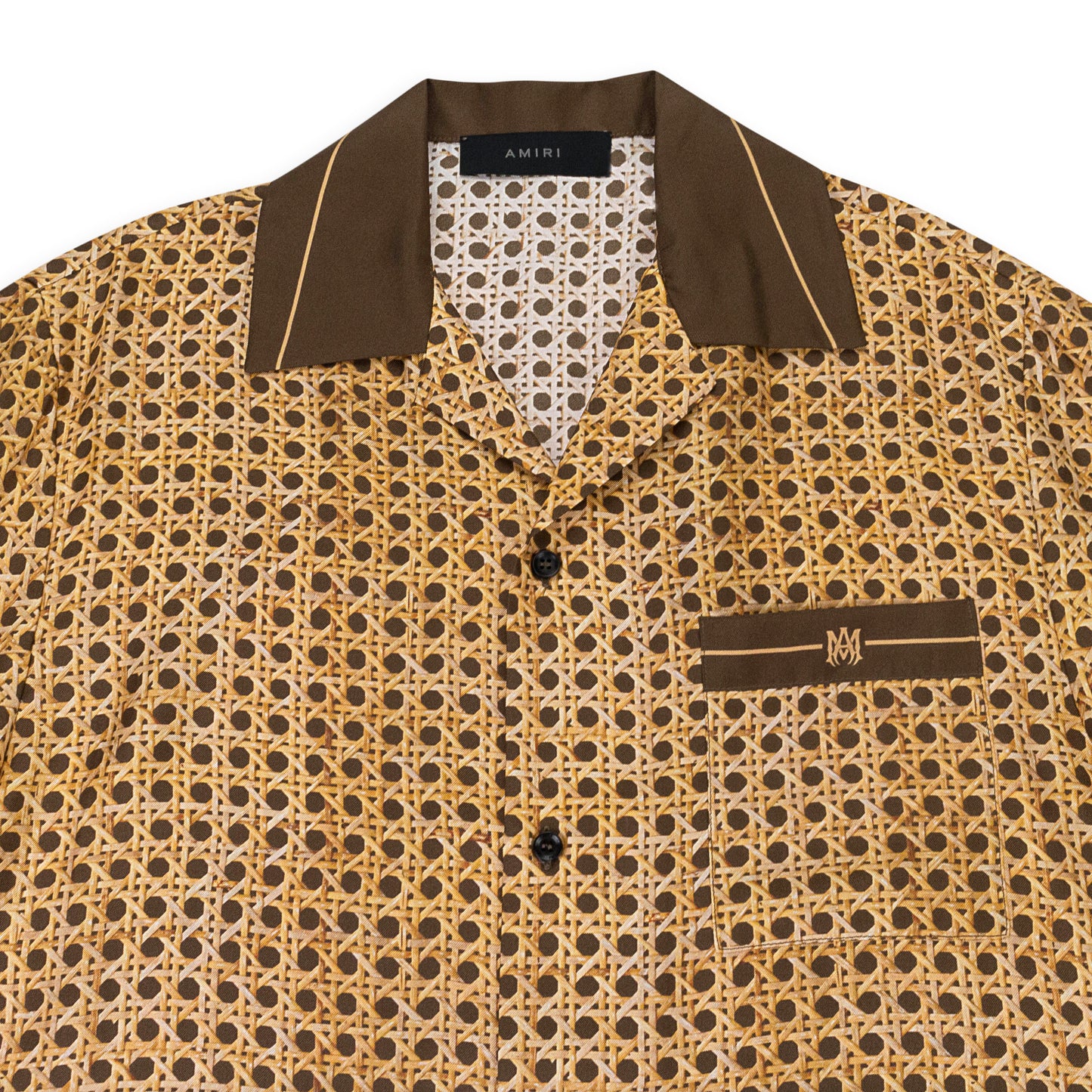 WEAVE BOWLING BROWN SHIRT