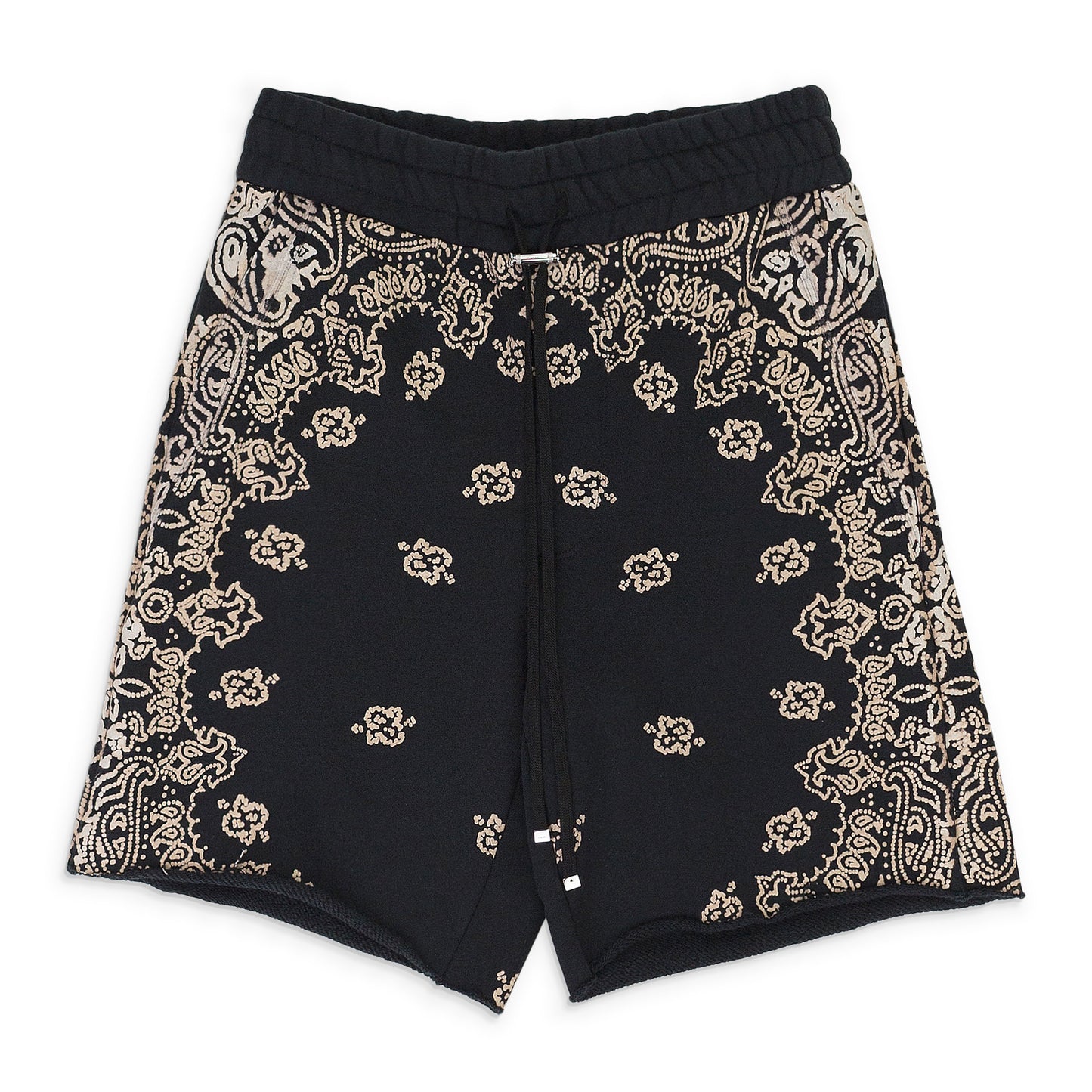 BANDANA BLEACH BLACK BEACH SHORTS