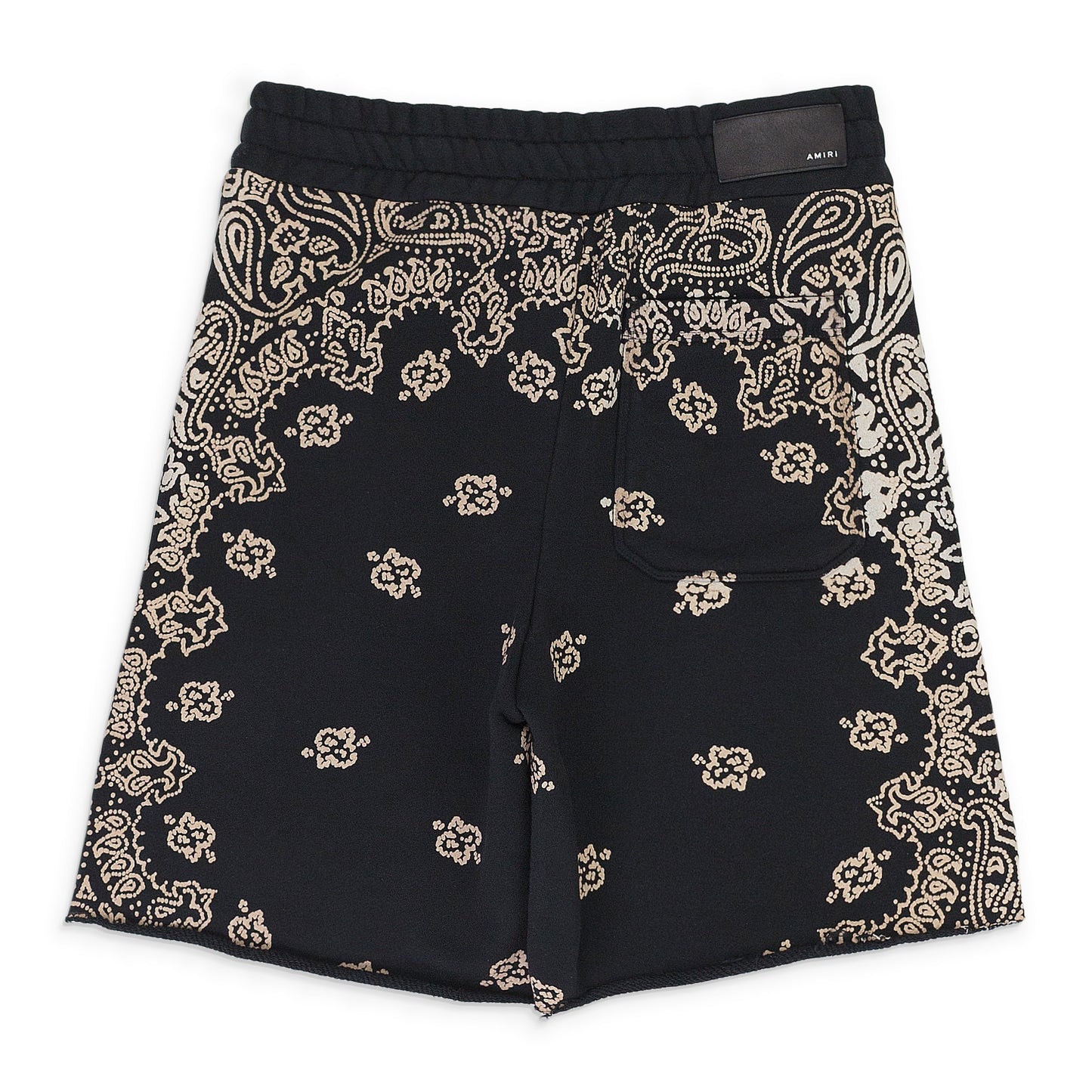 BANDANA BLEACH BLACK BEACH SHORTS