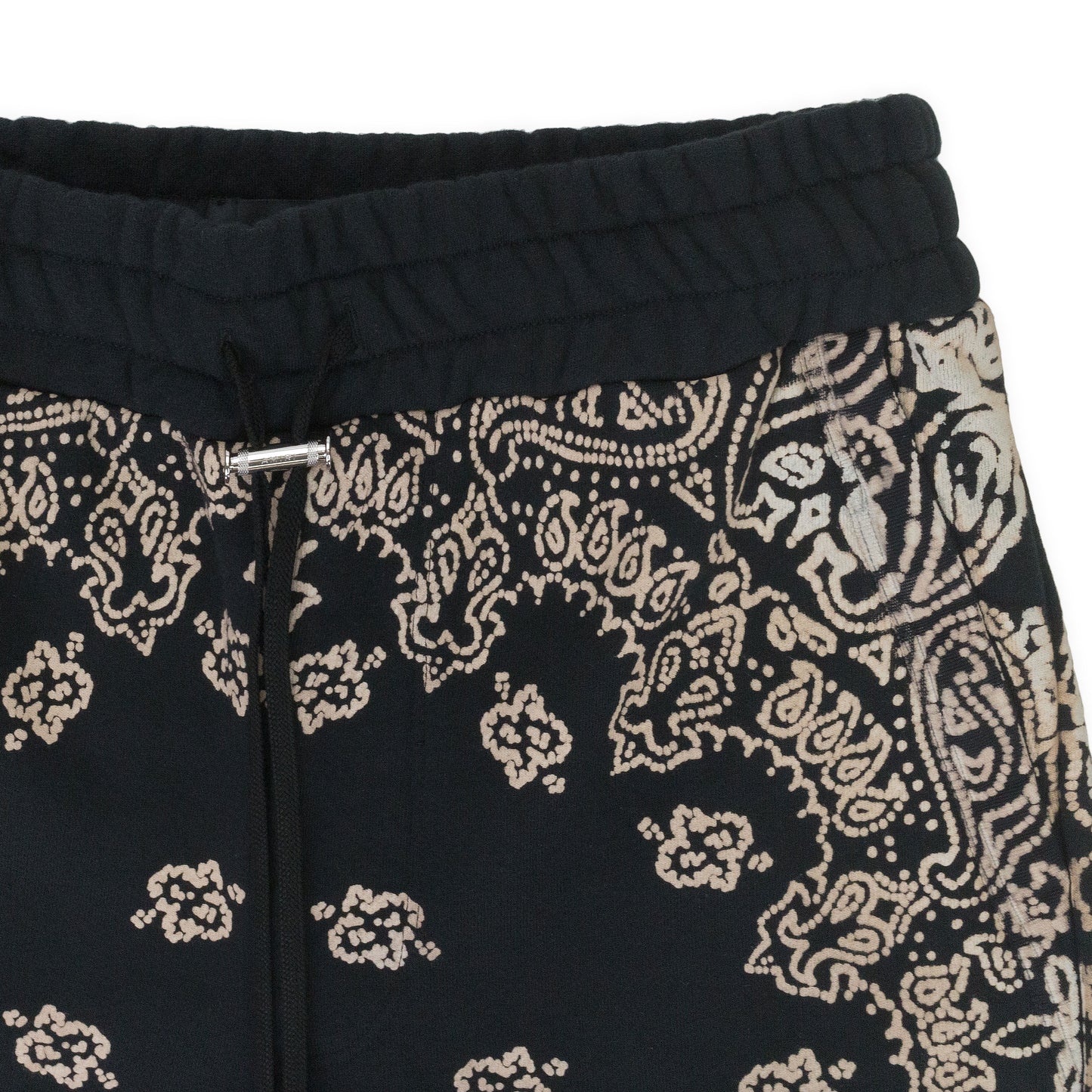 BANDANA BLEACH BLACK BEACH SHORTS