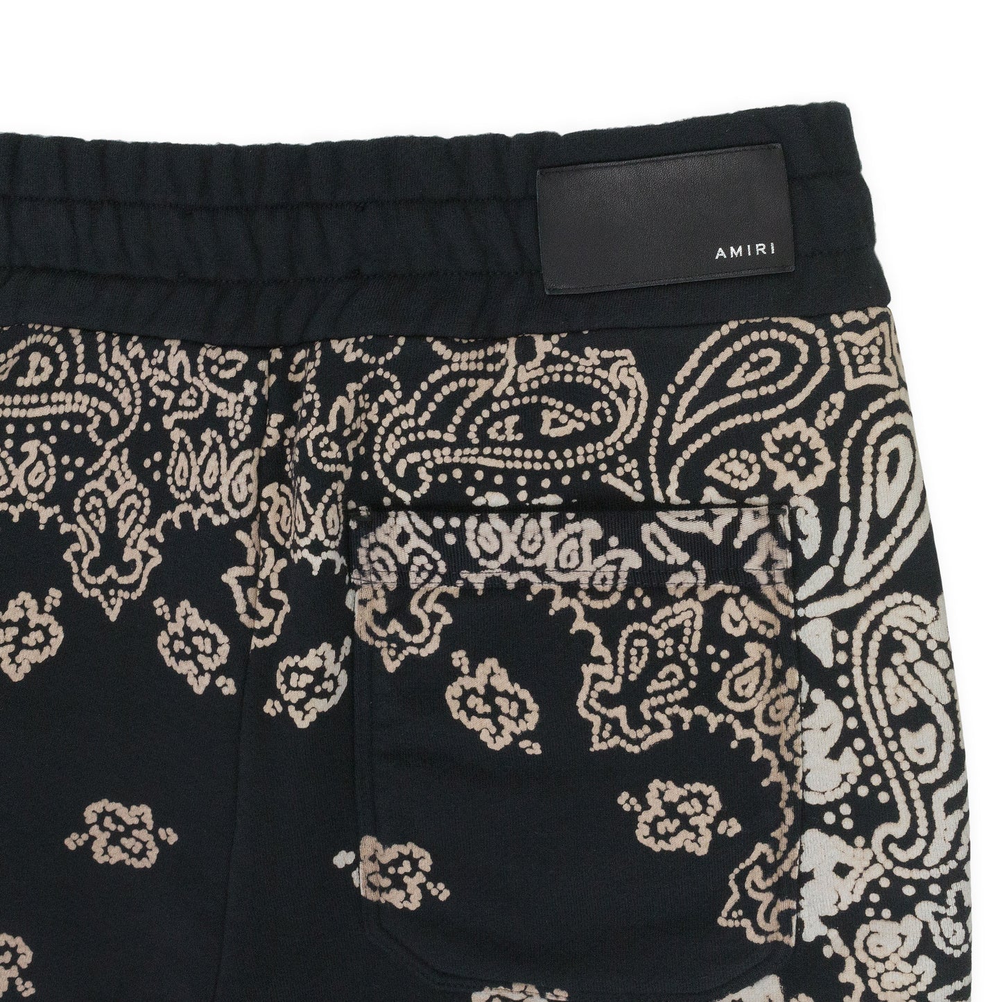 BANDANA BLEACH BLACK BEACH SHORTS