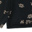 BANDANA BLEACH BLACK BEACH SHORTS