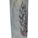 BANDANA FLAME CLAY INDIGO BLACK SLIM-FIT JEANS