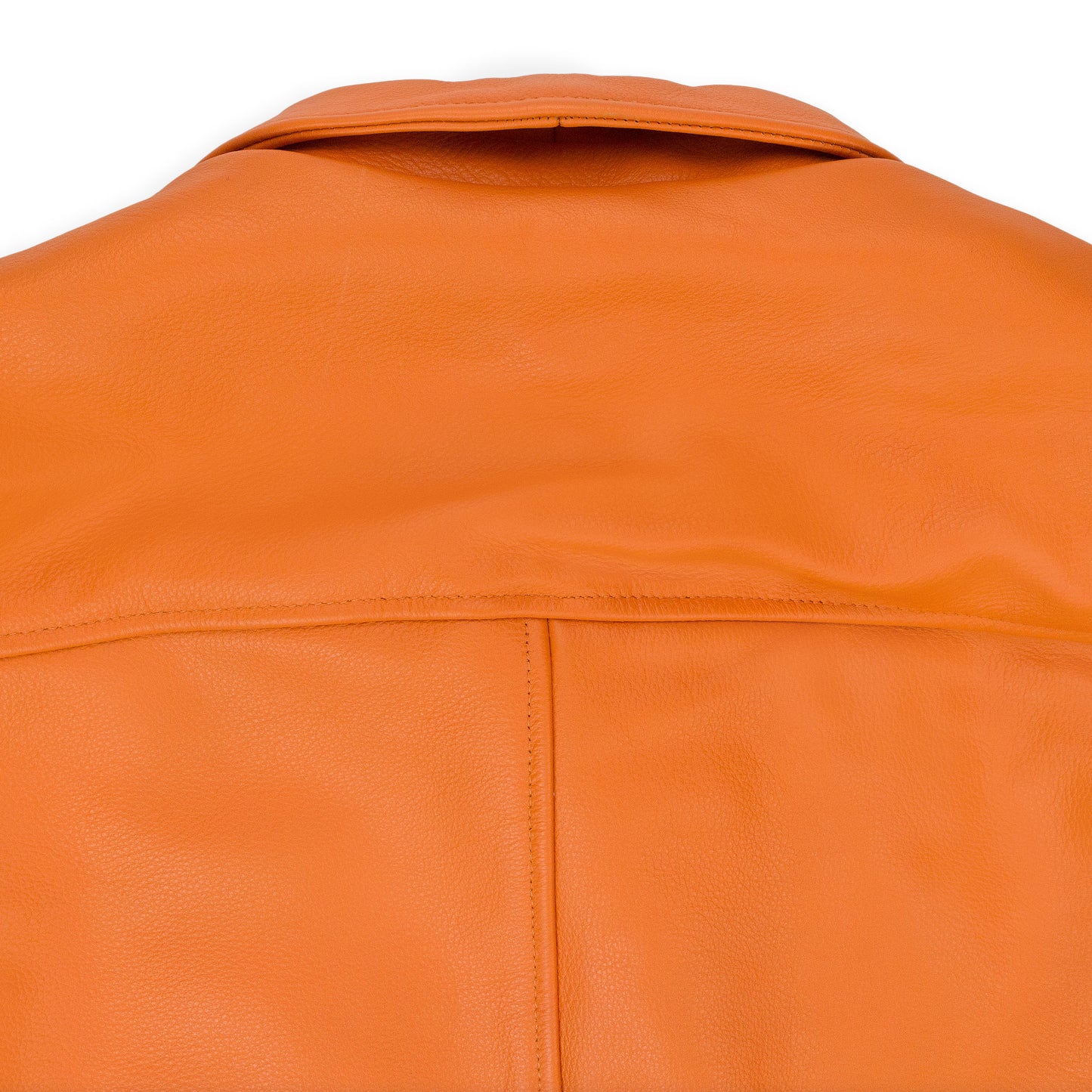 VARSITY ORANGE WHITE VARSITY JACKET