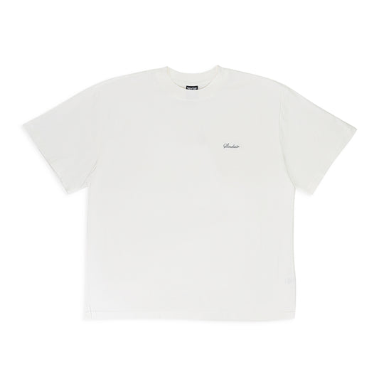 SCRIPT LOGO WHITE T-SHIRT