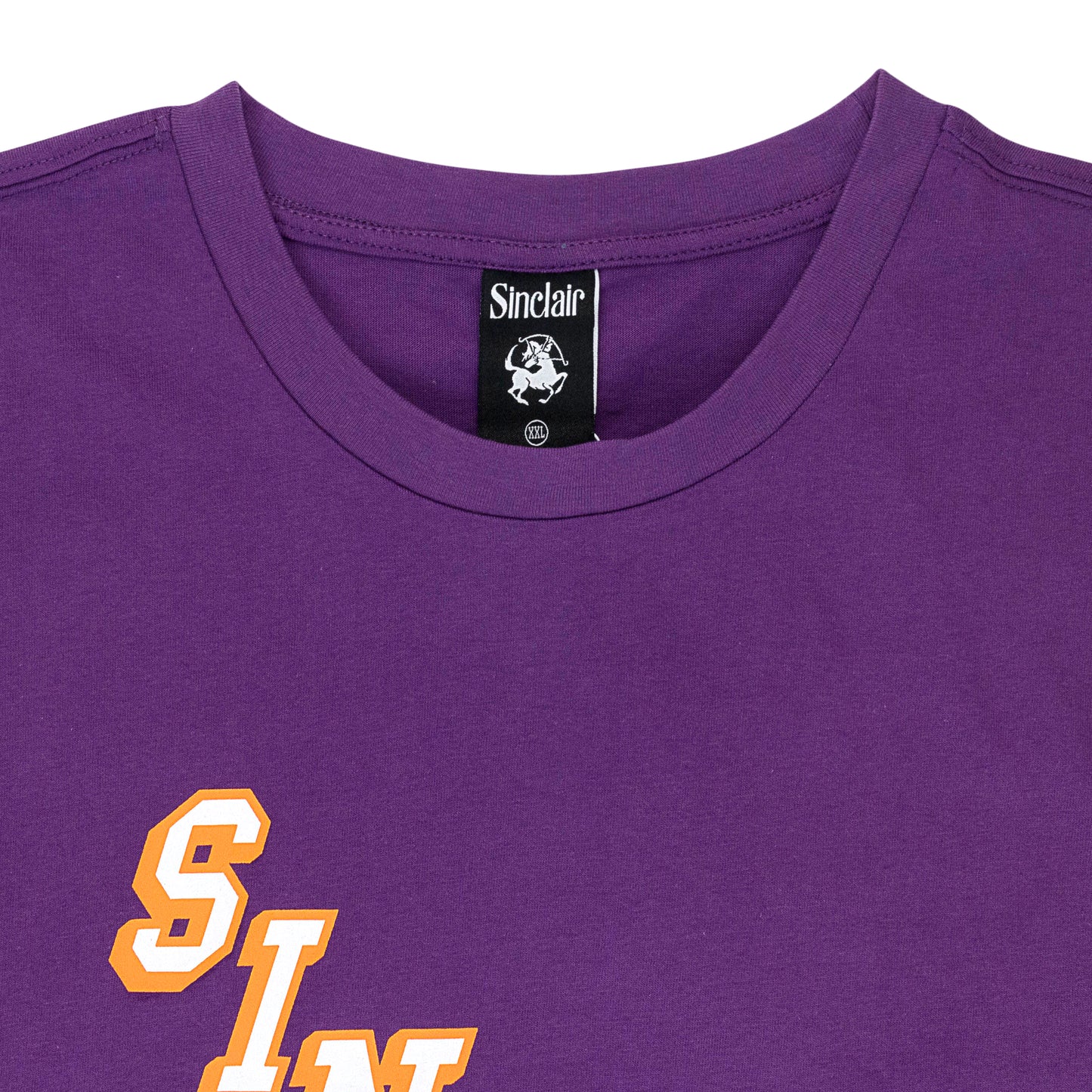 HOCKEY MUSCLE PURPLE T-SHIRT