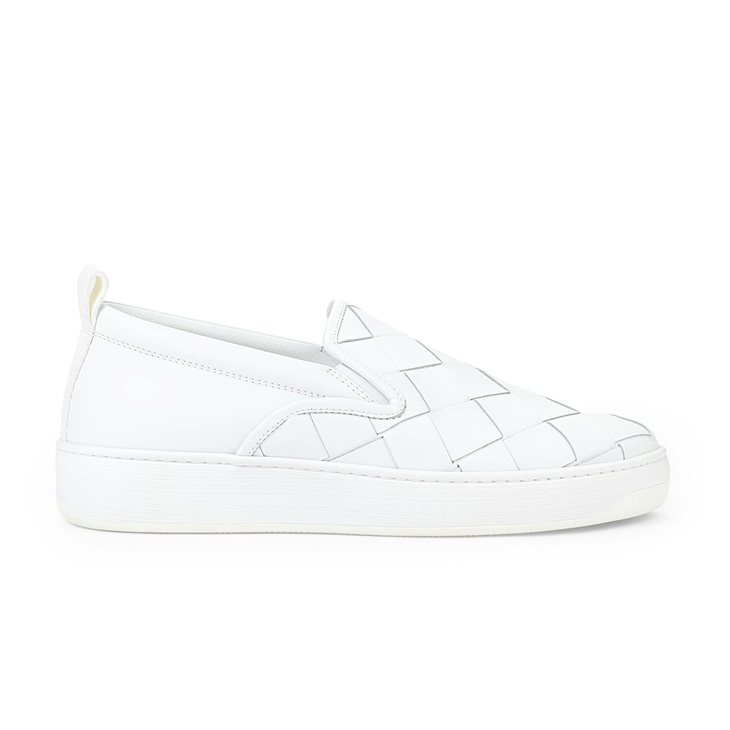 DODGER WHITE SLIP-ON SNEAKERS