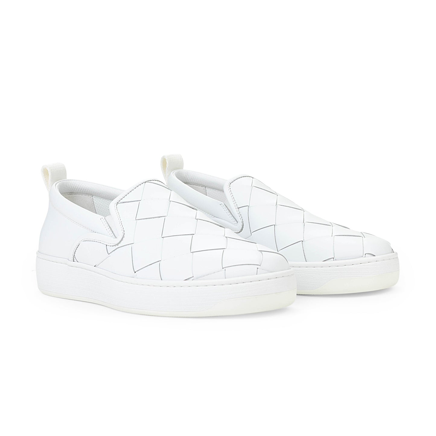 DODGER WHITE SLIP-ON SNEAKERS