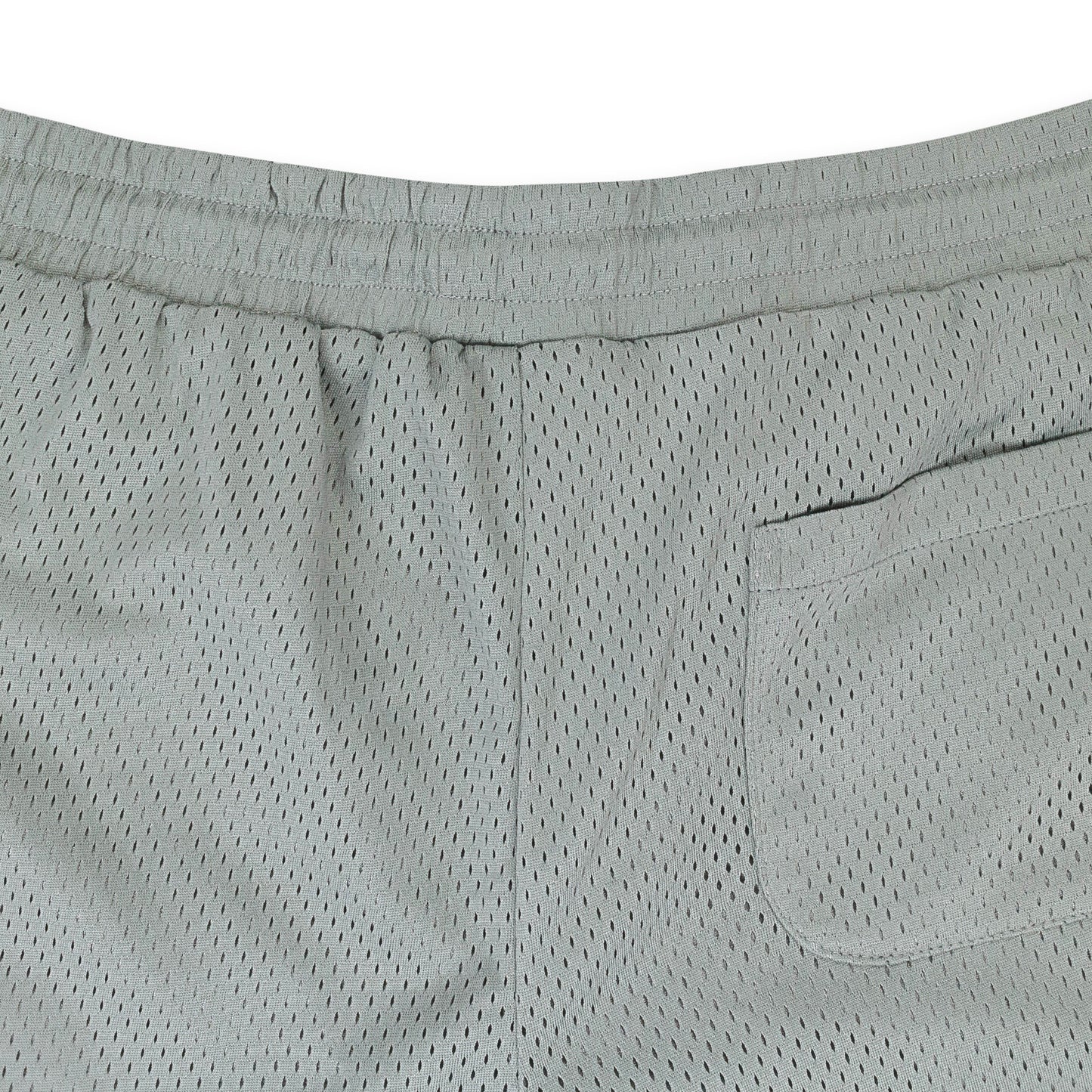 SCRIPT LOGO MESH GREY SHORTS