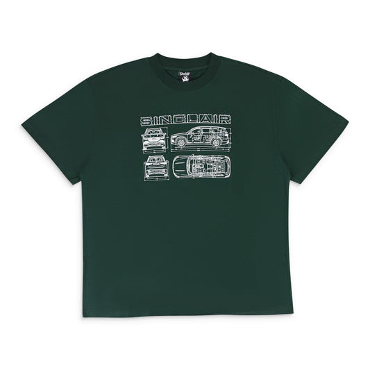 MAYBACH BLUEPRINT DARK GREEN T-SHIRT