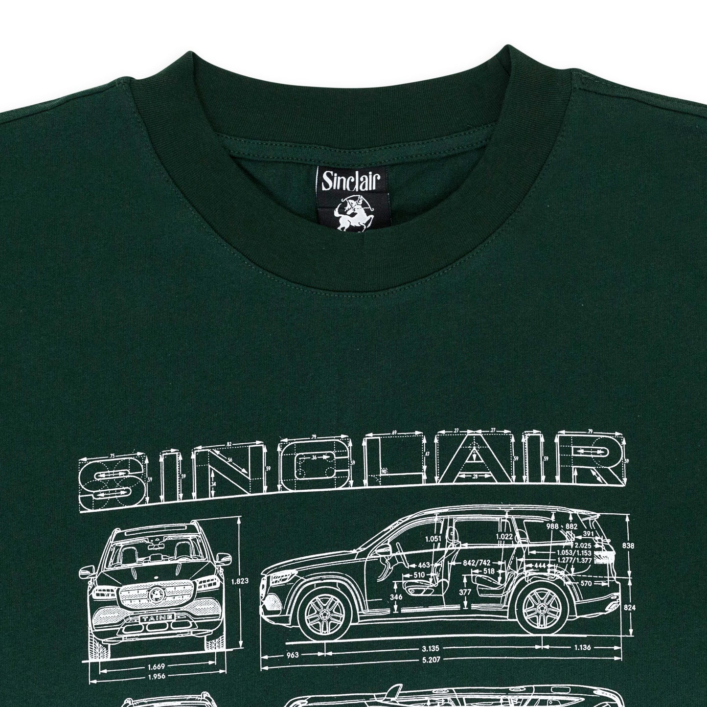 MAYBACH BLUEPRINT DARK GREEN T-SHIRT