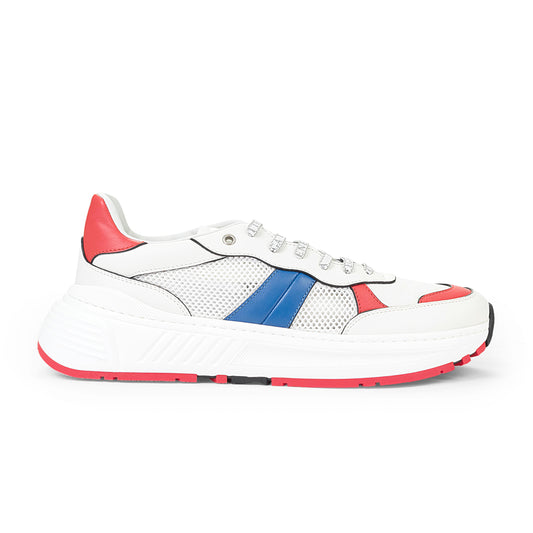 SPEEDSTER WHITE BLUE RED LOW-TOP SNEAKERS