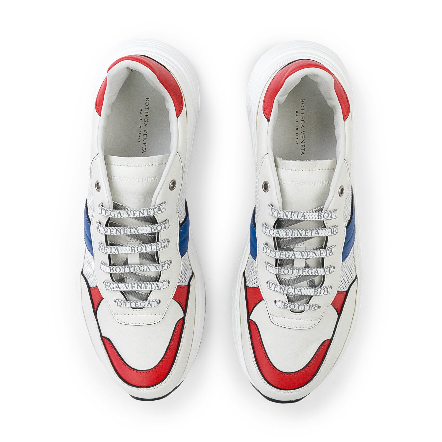 SPEEDSTER WHITE BLUE RED LOW-TOP SNEAKERS