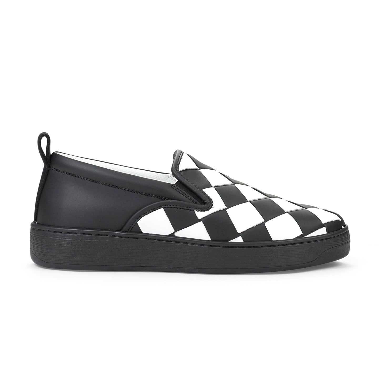 DODGER BLACK WHITE BLACK SLIP-ON SNEAKERS