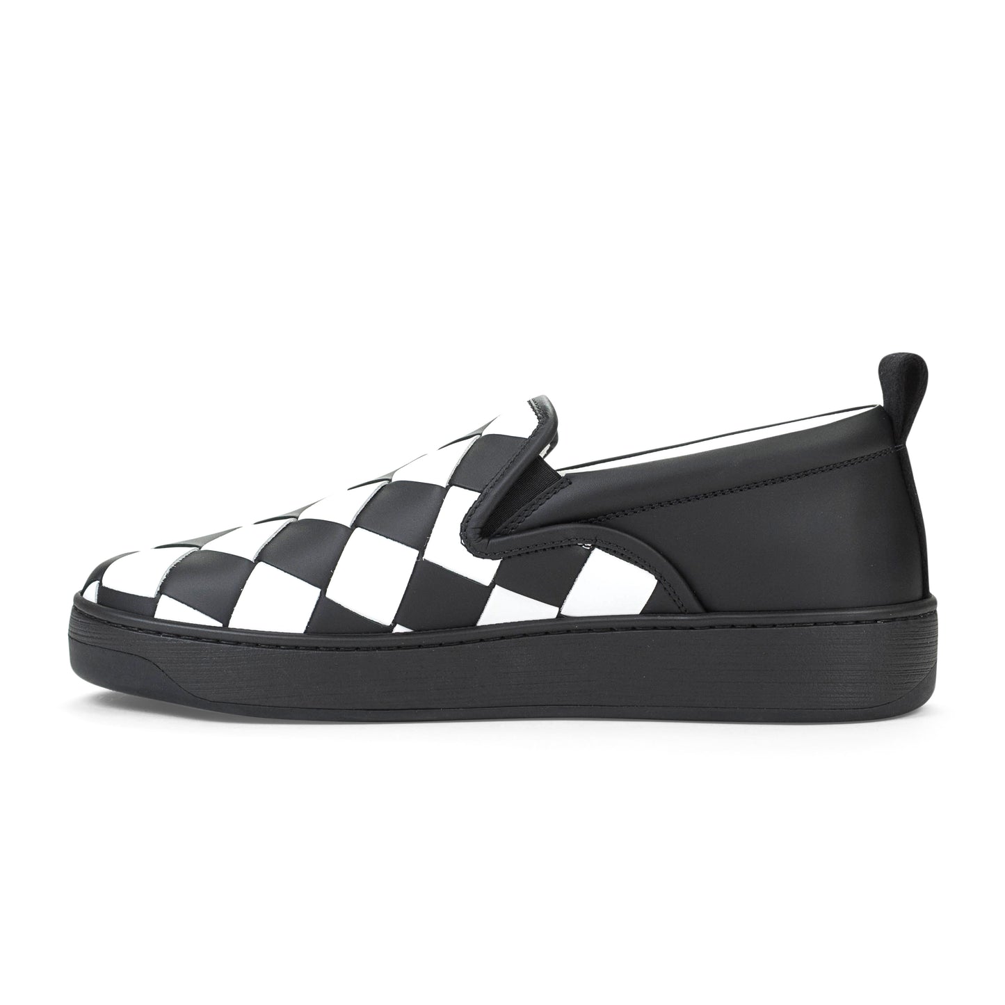 DODGER BLACK WHITE BLACK SLIP-ON SNEAKERS