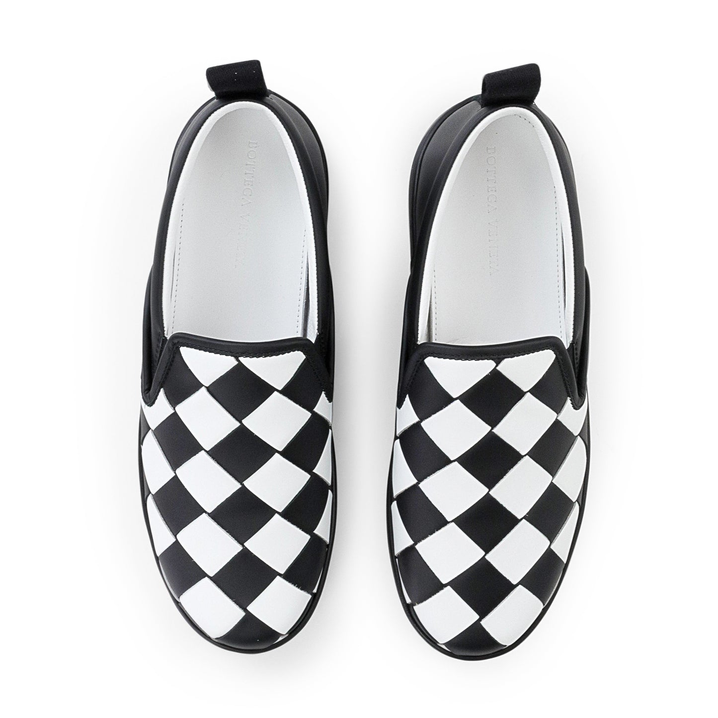 DODGER BLACK WHITE BLACK SLIP-ON SNEAKERS