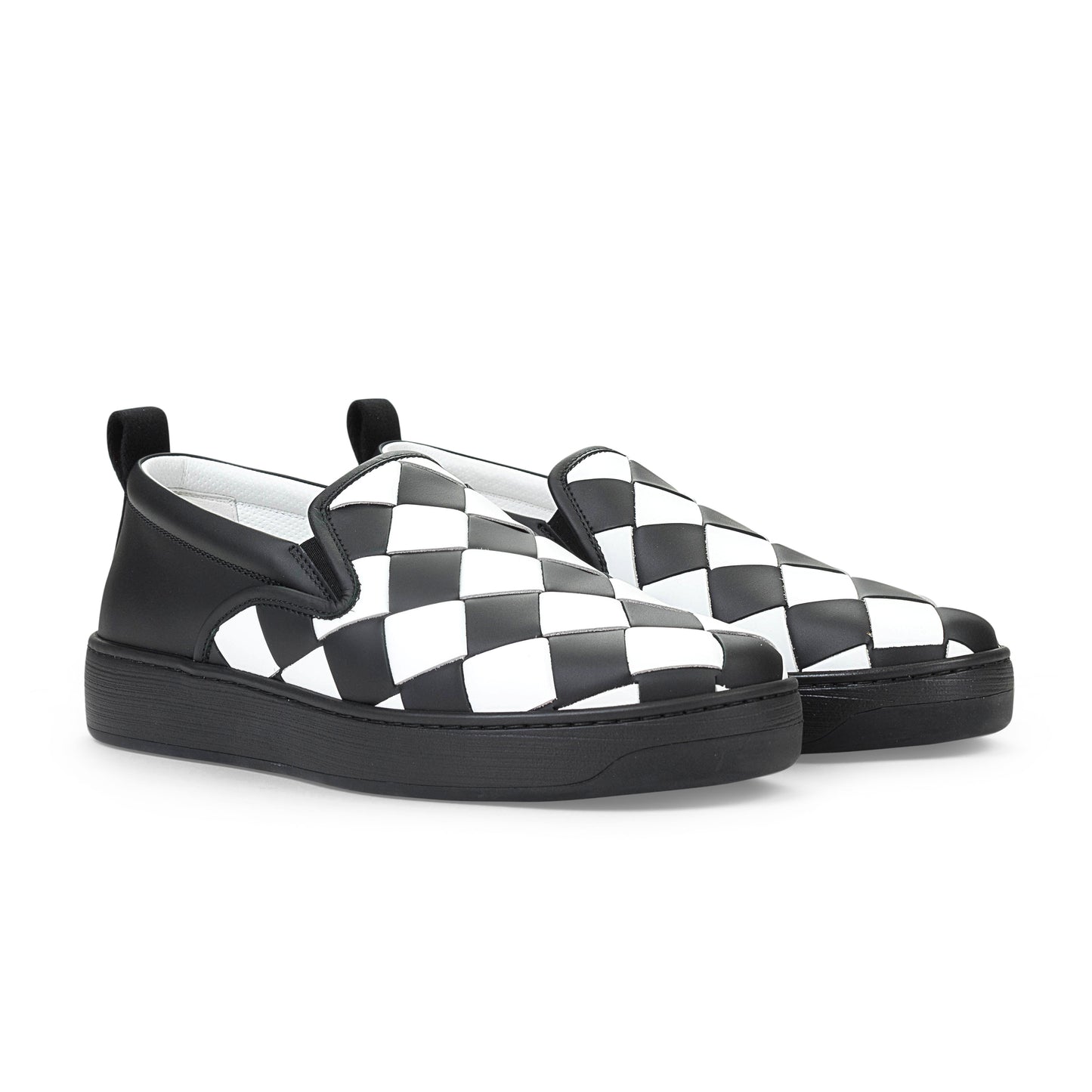 DODGER BLACK WHITE BLACK SLIP-ON SNEAKERS