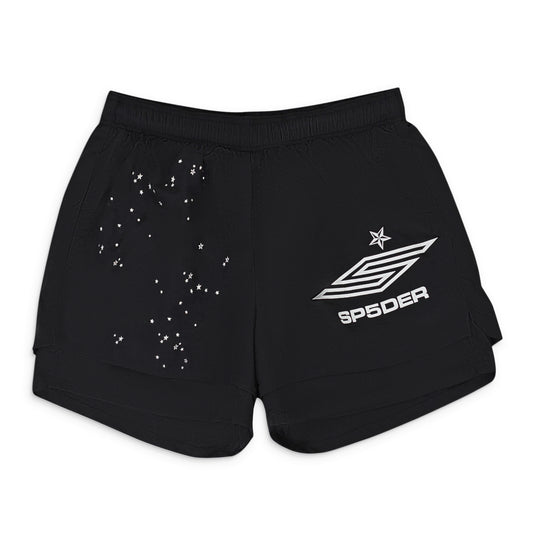 DOUBLE LAYER PRO BLACK SHORTS