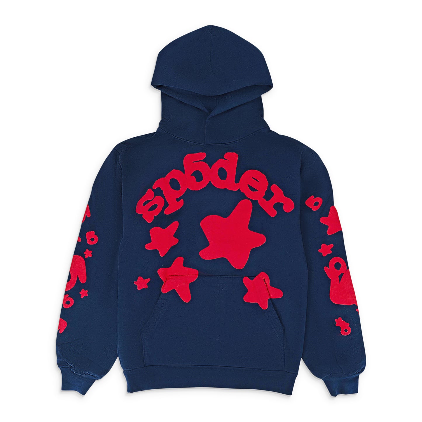 BELUGA NAVY RED HOODIE