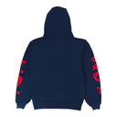 BELUGA NAVY RED HOODIE